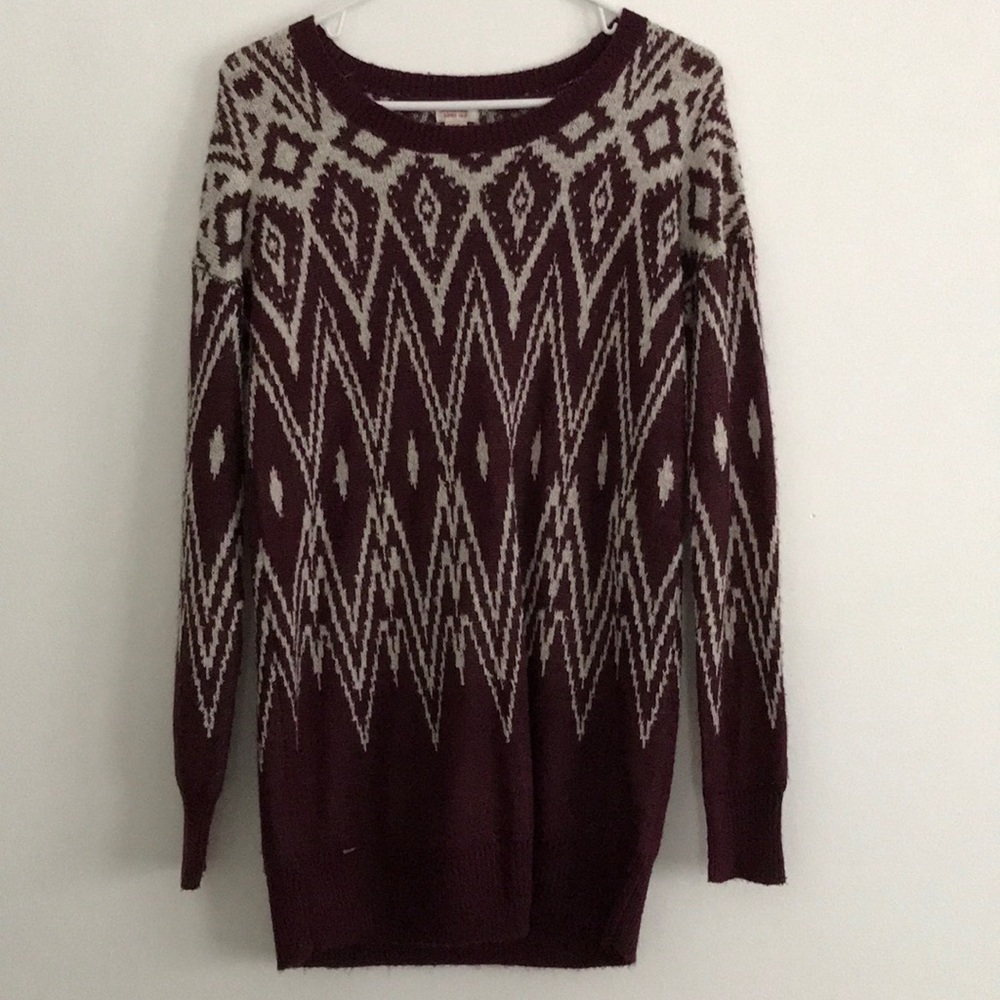 Patterned sweater